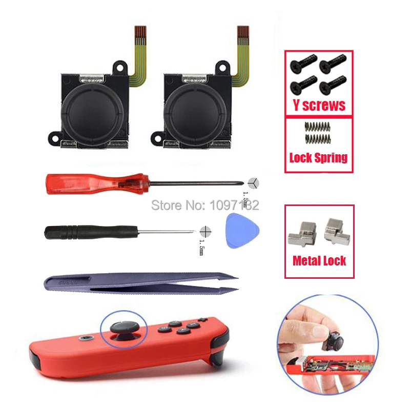 3D аналоговый Thumb Stick для nintendo Switch NS Joy Con датчик джойстика модуль ремонтный инструмент для Zend Swith JoyCon Замена