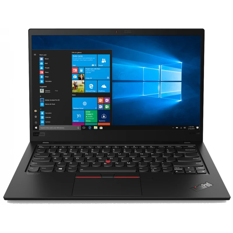 Ноутбук Lenovo ThinkPad X1 Carbon (Gen 7) 14" IPS Intel Core i7-8565U 16 Гб SSD 512 Graphics 620 Win10 20QD00M2RT | Компьютеры