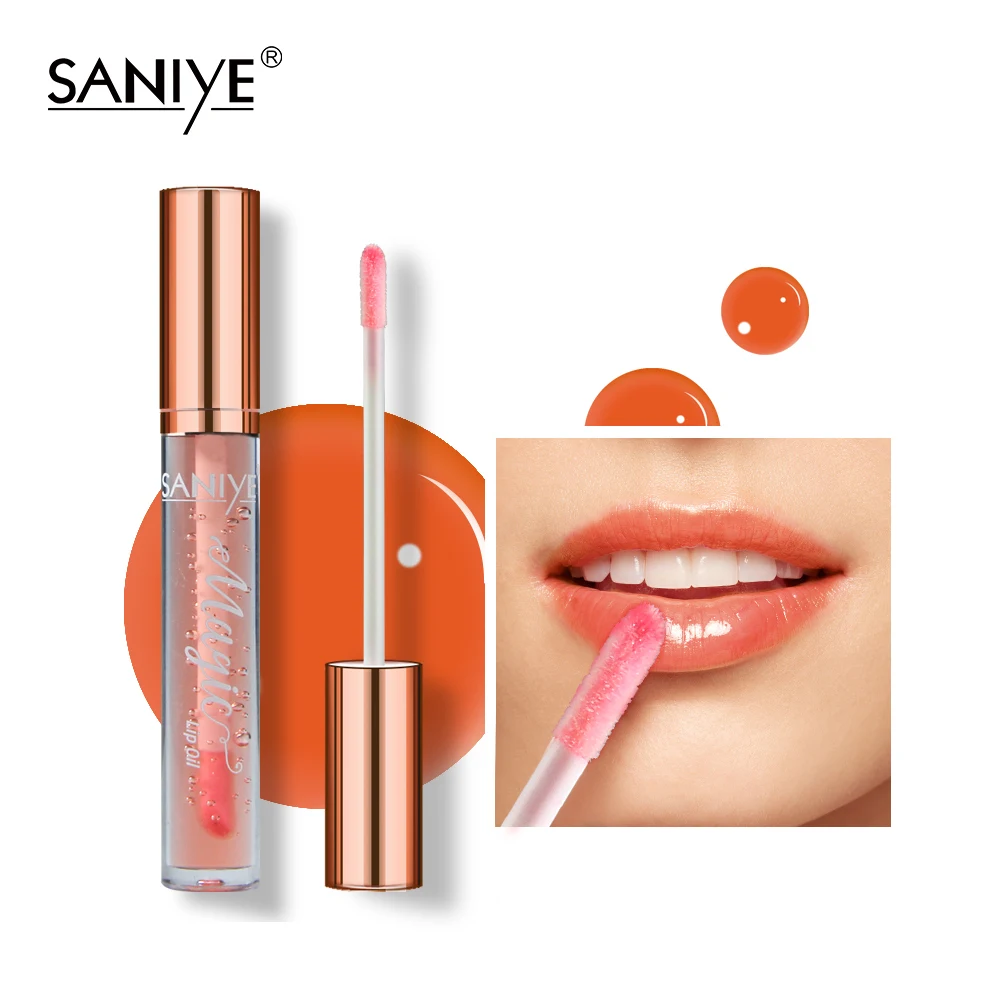 Жидкая помада меняющий цвет бальзам для губ долговечный масло сексуальный