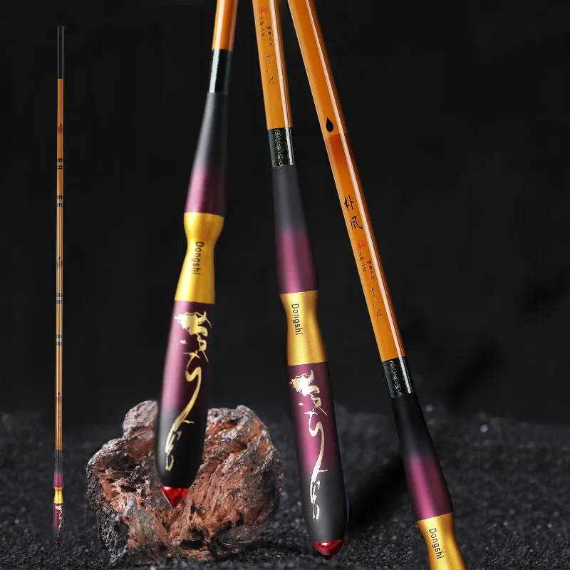2.7m-6.3m Taiwan Fishing Rod 28 Tonalty Super Light Hand Canne Ultra Fine Super Hard Carbon Long Sections Telescopic Olta Pesca enlarge