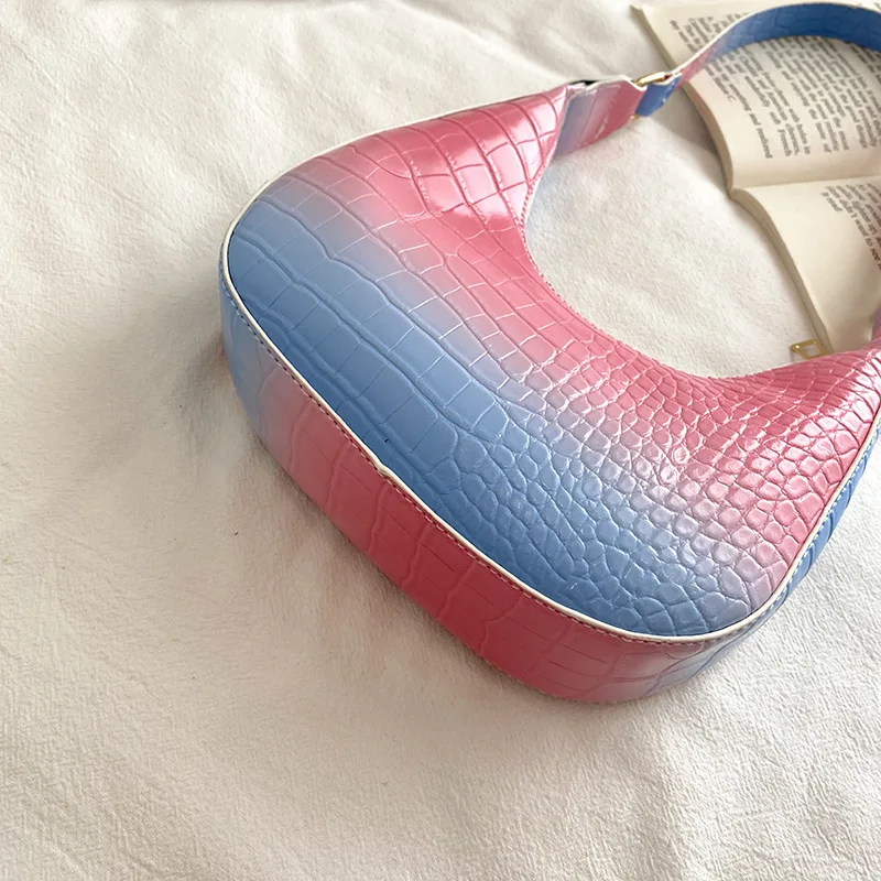 

2021 New bags for women . Fashionable western style women's single shoulder bag, underarm Messenger Bag, luxury brand handbags