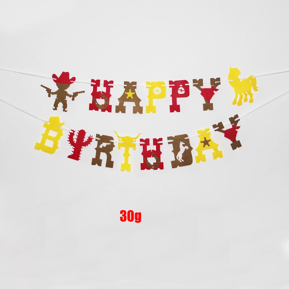 Вечерние ковбойские декорации ботинки-баннеры для лошадей гирлянда детей