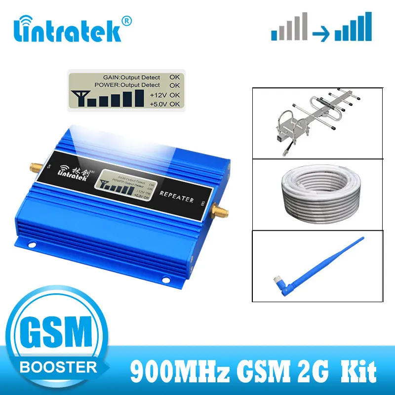 Усилитель сотовой связи lintratek 2g 900 МГц gsm 900|Усилители сигнала| |