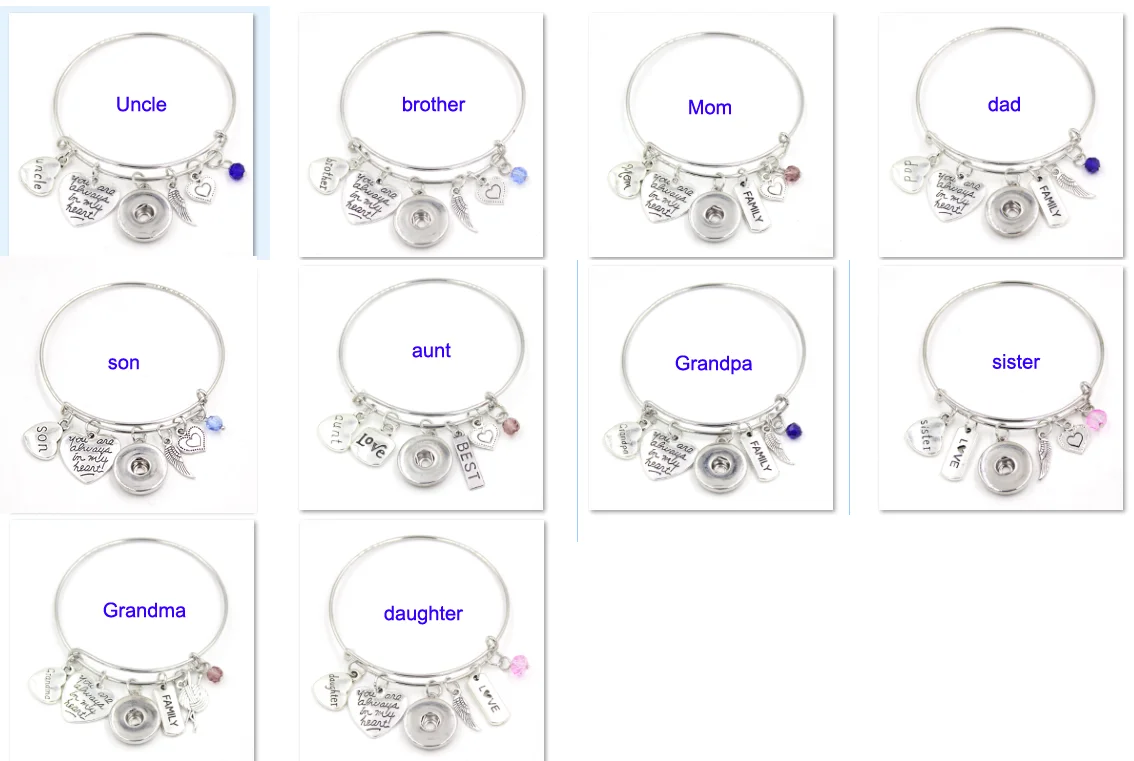1 шт. ювелирное изделие Семейный Браслет с подвеской для мамы браслет на запястье