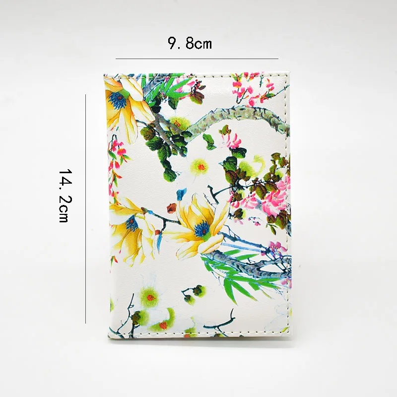 Модная дорожная Обложка HEQUN для паспорта женщин из искусственной кожи держатель