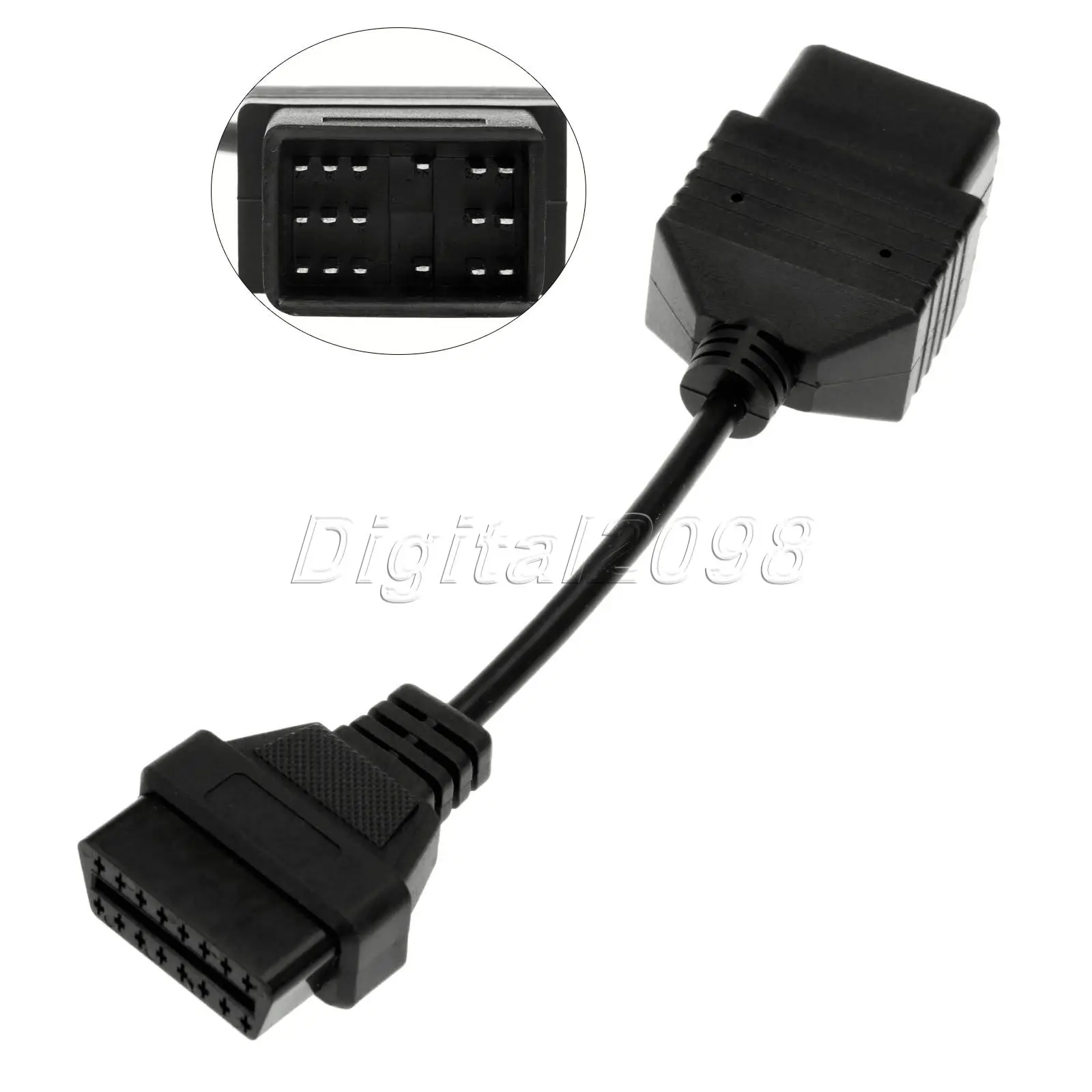 Yetaha 17 Pin штырь к 16 OBD2 гнездовой адаптер Соединительный кабель для Toyota свинцовый