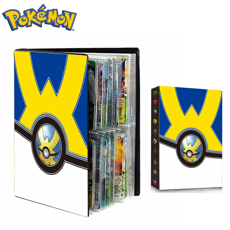 

4 Pocket 240 Card Pokemon Cards Album Book Playing Game Pokémon Map Cartoon Anime Collectors Holder Binder Folder Kids Toy Gift