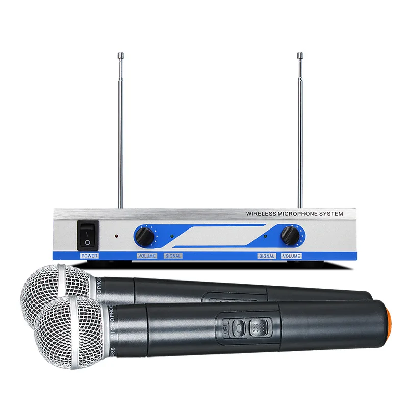 Лучшие предложения беспроводной микрофон с двойным УКВ карманный приемник для