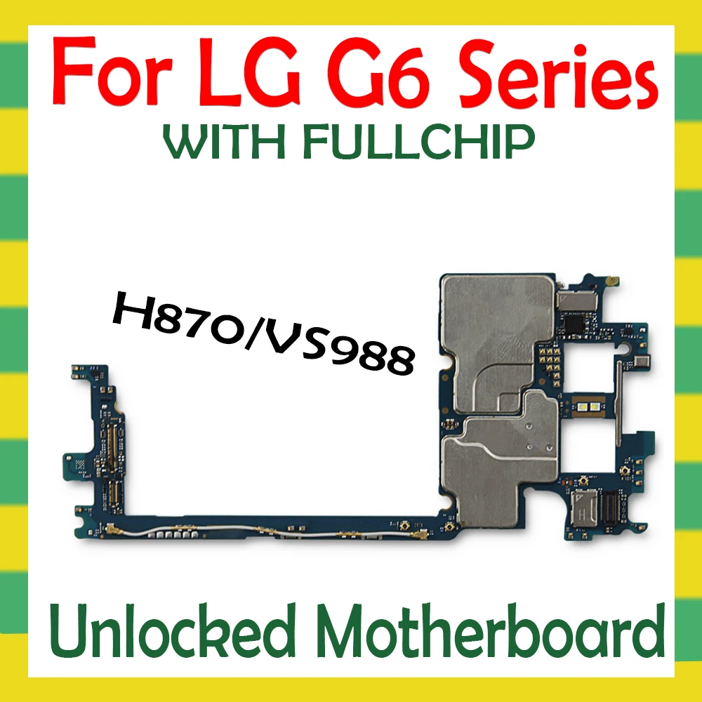 Разблокированная материнская плата для LG G6 H870 VS988 H870DS 2sim оригинальная с полным