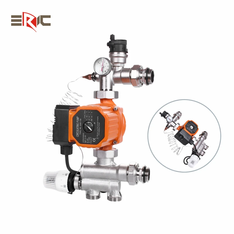 

Прямая продажа с китайской фабрики, многофункциональный смешанный центр управления водой DN25 для напольного отопительного коллектора