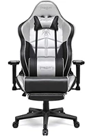 kirogi gaming chair with footrest ergonomic computer chair with lumbar support adjustable pc gaming chair for adults