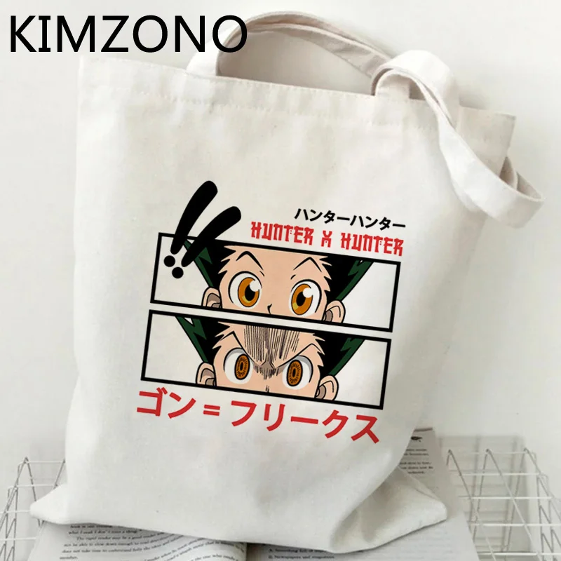 

Hunter x Hunter Hxh Killua Hisoka сумка для покупок, Холщовая Сумка для покупок, Джутовая сумка, складная сумка, хозяйственная сумка на заказ