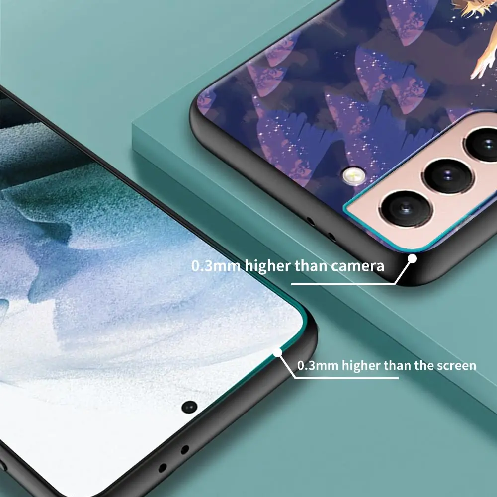 

Cell Phone Case For Samsung Galaxy S20 FE S21 ultra S10 S9 Plus S10e S10lite Cover Black Caso Haikyuu Hinata attacks Anime