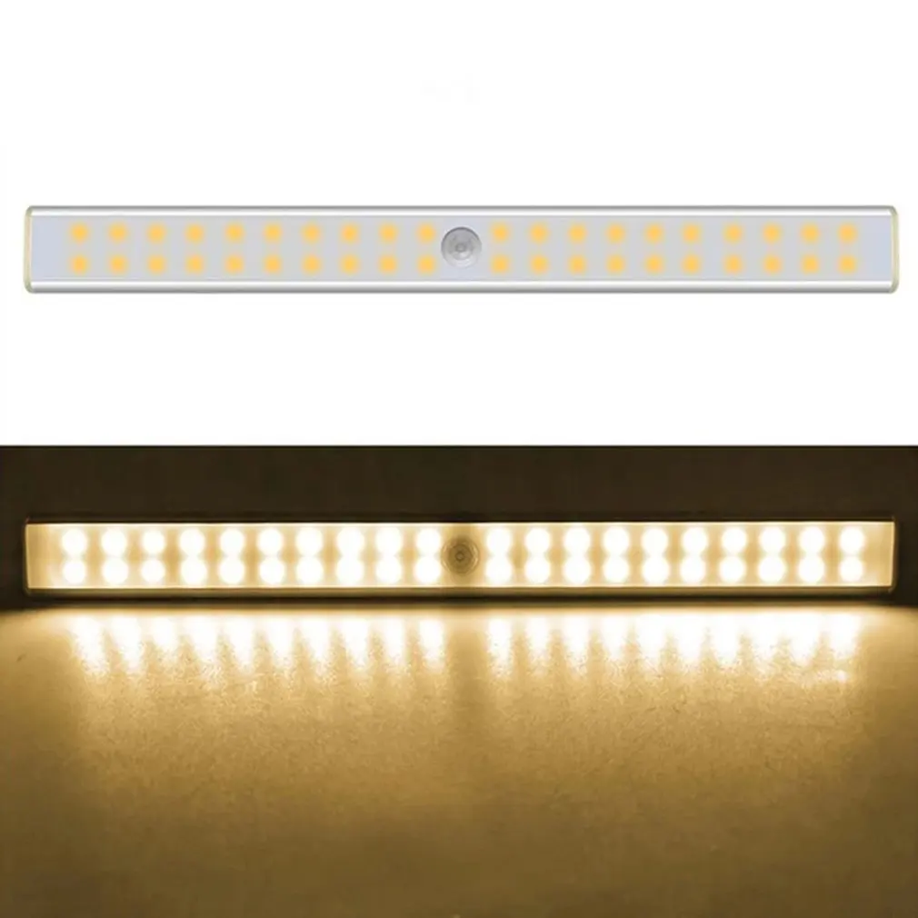 

USB Night Light LED Body Charging Induction Lamp 40 LED 3.5W Wardrobe Light Adjustable Light Brightness