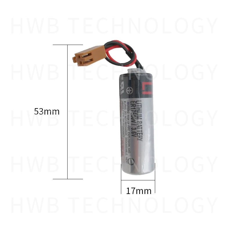5 шт./лот 100% Новый оригинальный литиевый аккумулятор для TOSHIBA ER17500V 3 6 V PLC с