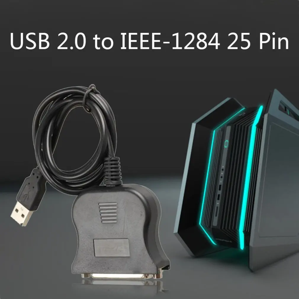 Новинка Лидер продаж USB 2 0 к параллельному IEEE 1284 25 Pin кабель адаптера для принтера