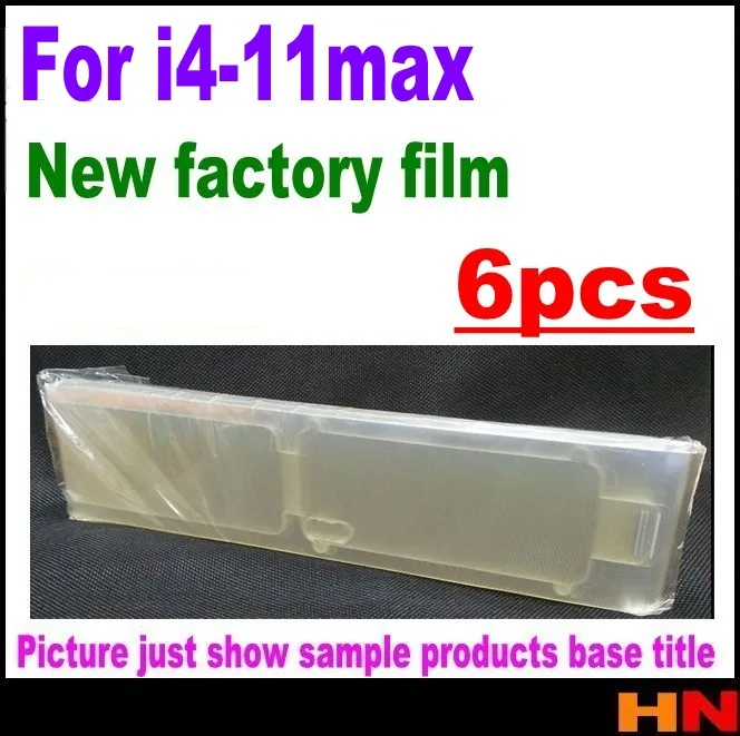 6 шт. защитная пленка Заводская пленка для iPhone 11 pro XS XR XS max 4 4S 5 5S 5c 6 6s 6p 7 8 plus Защитная пленка для экрана белая черная