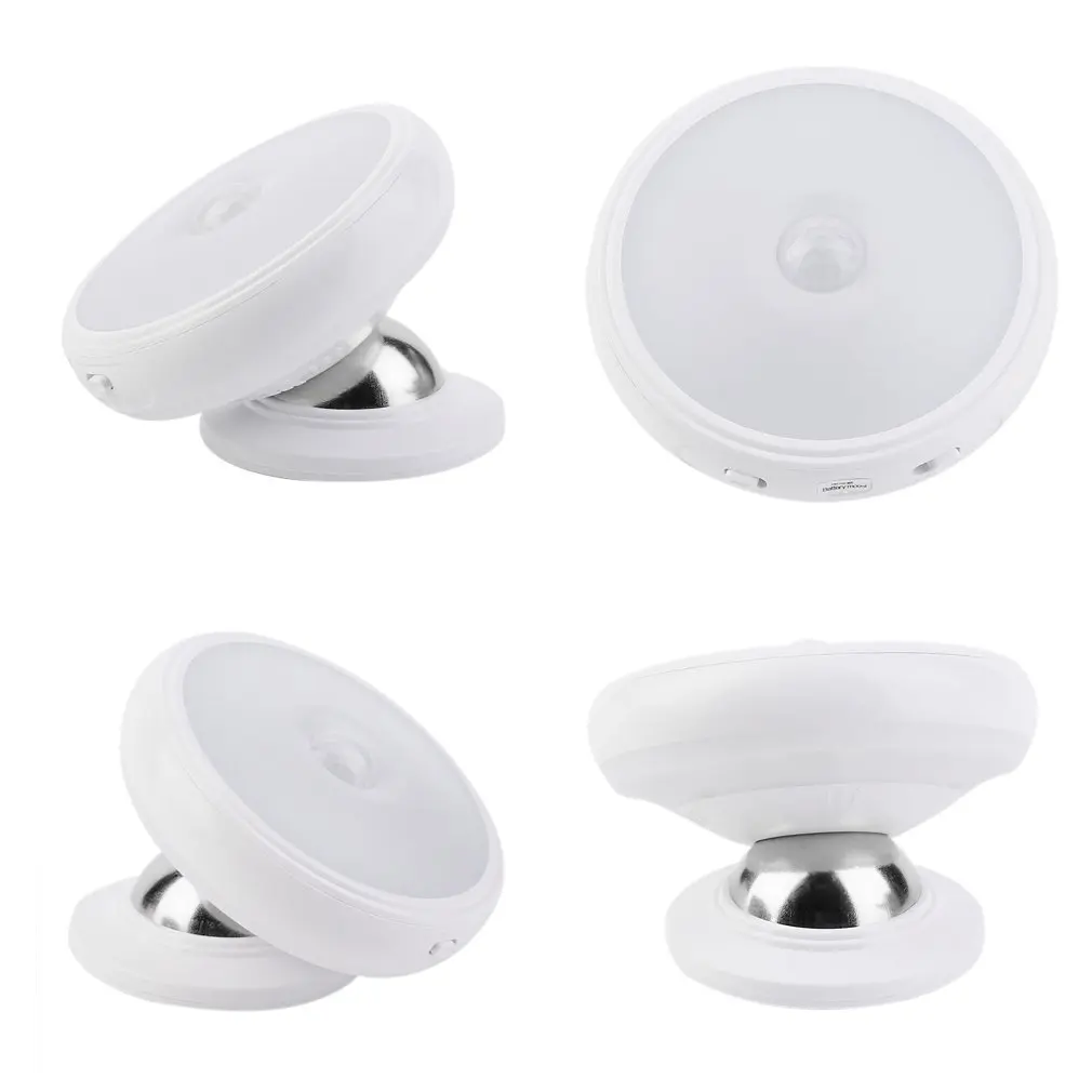 360 градусов вращение человеческого тела Датчик Ночной светильник с сильным