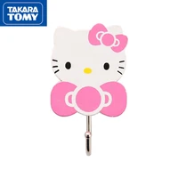 takara tomy creative cartoon hello kitty room bathroom seamless hook strong viscose punch free towel key storage hook