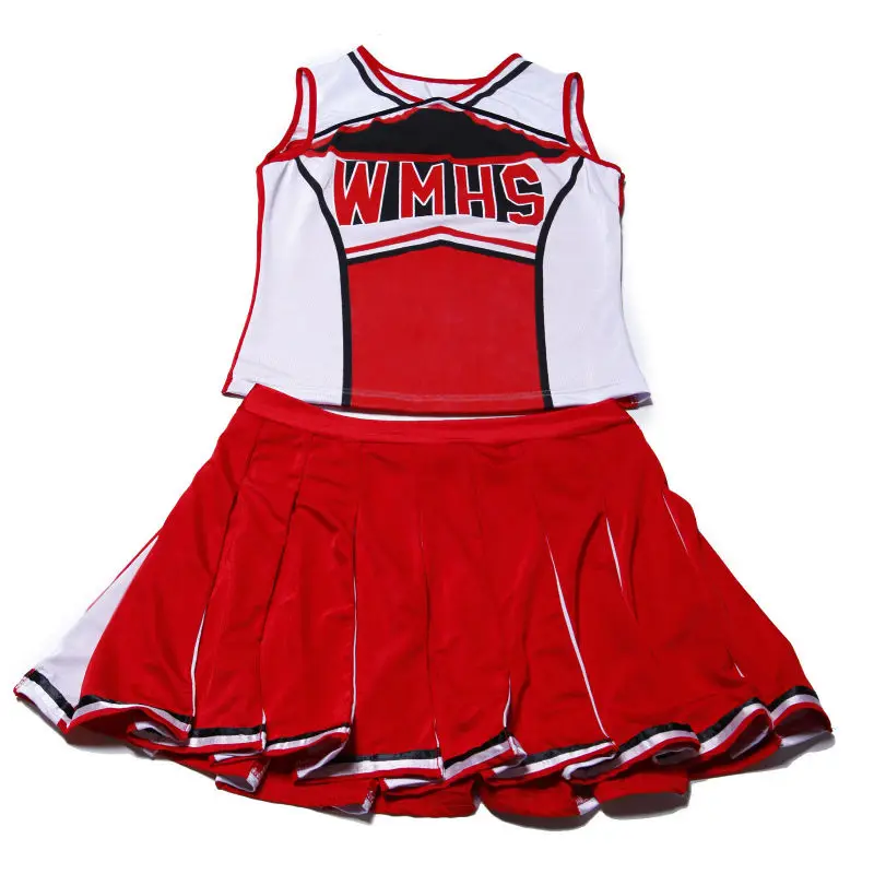 Пикантные High School для девушек Для женщин Glee-стиль костюм Болельщицы Необычные