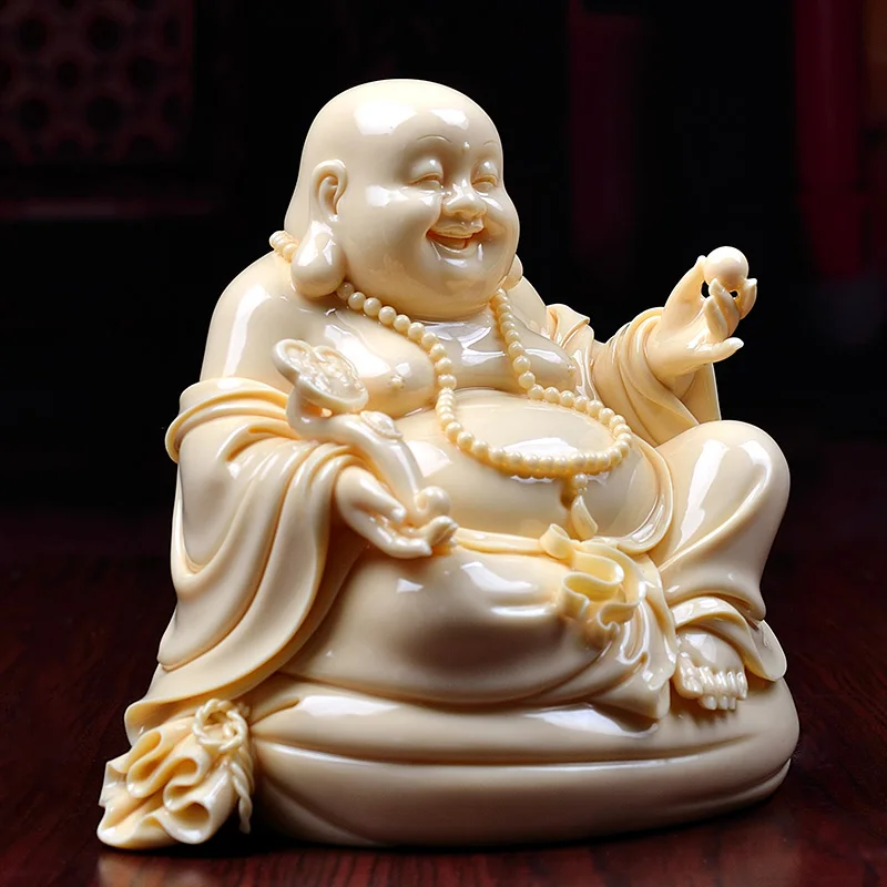 

"ruyi maitreya" jade huang housewarming gift porcelain series sitting room lucky furnishing articles and our new house
