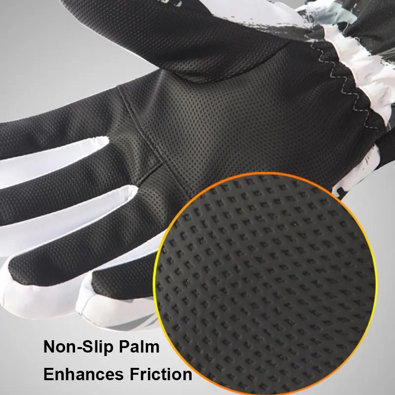 Теплые лыжные перчатки PHMAX зимние теплые для сноуборда мужские и женские