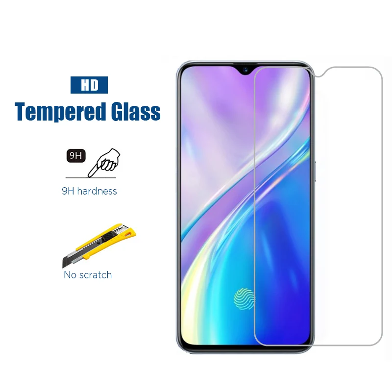 Screen Protector For Realme X XT X2 Pro X3 Tempered Glass U1 Q C1 C2 C3 C11 C3i HD Transparent | Мобильные телефоны и