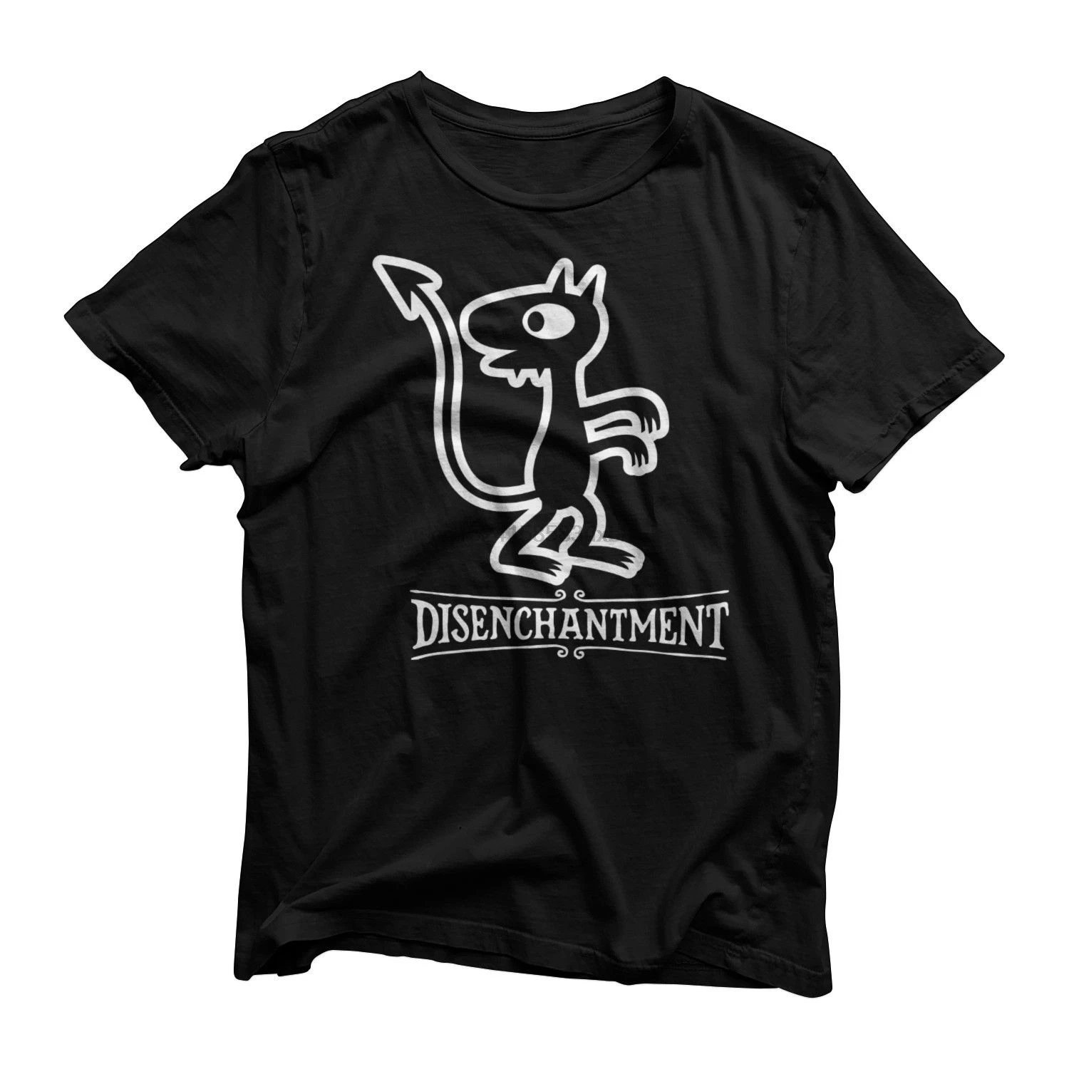 Disenchantment Luci Inspired Футболка демон анимация для взрослых Забавный Netflix шоу мужской
