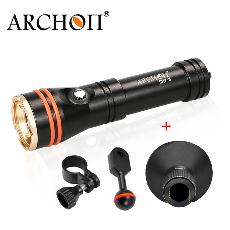 Set B ARCHON D11V-II W17V-II d11v Дайвинг видео светильник 1200 лм 100 м подводный светильник s* L2 U2 светодиодный вспышка светильник фотографии погружения фонарь - Испускаемый цвет: Set B