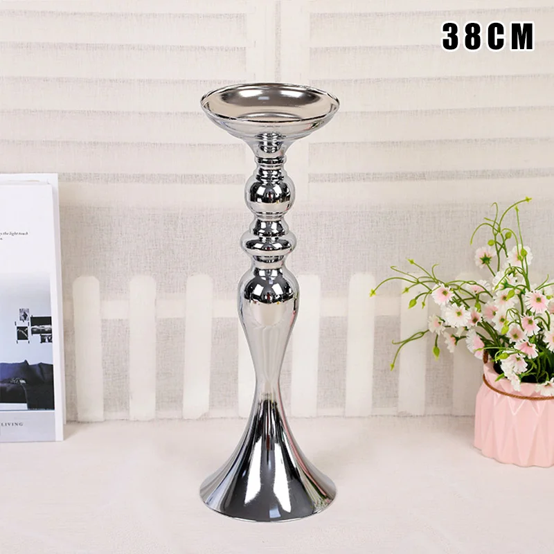 Золотые подсвечники 32/38/50 см металлический подсвечник ваза для цветов стол