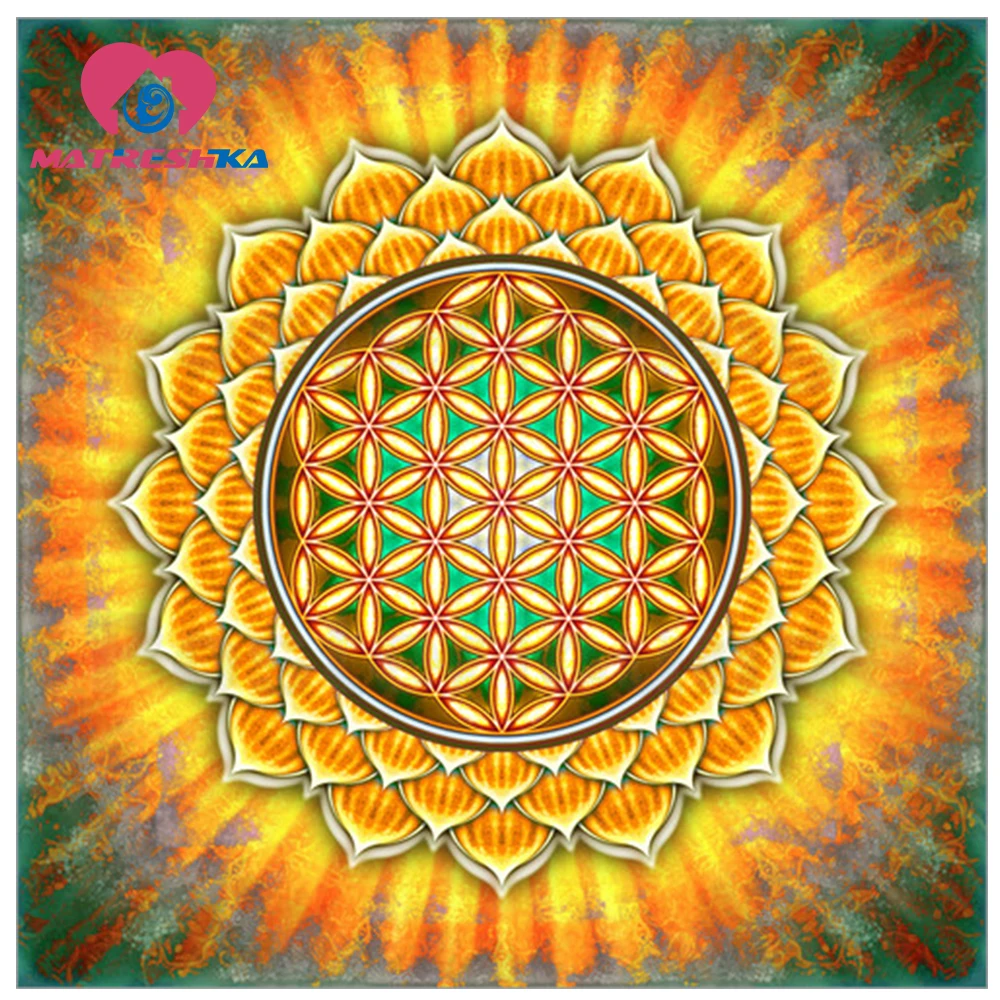Алмазов картина Мандала Алмазная вышивка алмазов камни в форме ромба фотографии