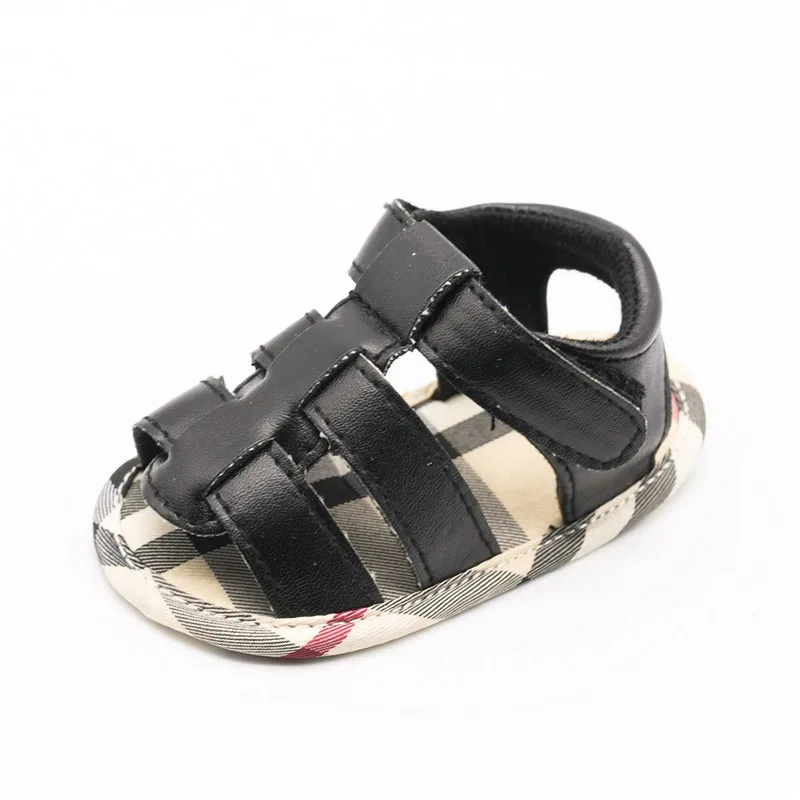 

New 2021 Summer neonatal semi-plastic sole toddler infant shoes Baotou breathable newborn baby Boy girl shoes