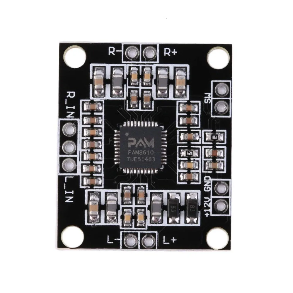 DC 6-12V PAM8610 2x15W Amplifier Board Digital Two-channel Stereo Power Miniature With switch function | Обустройство дома