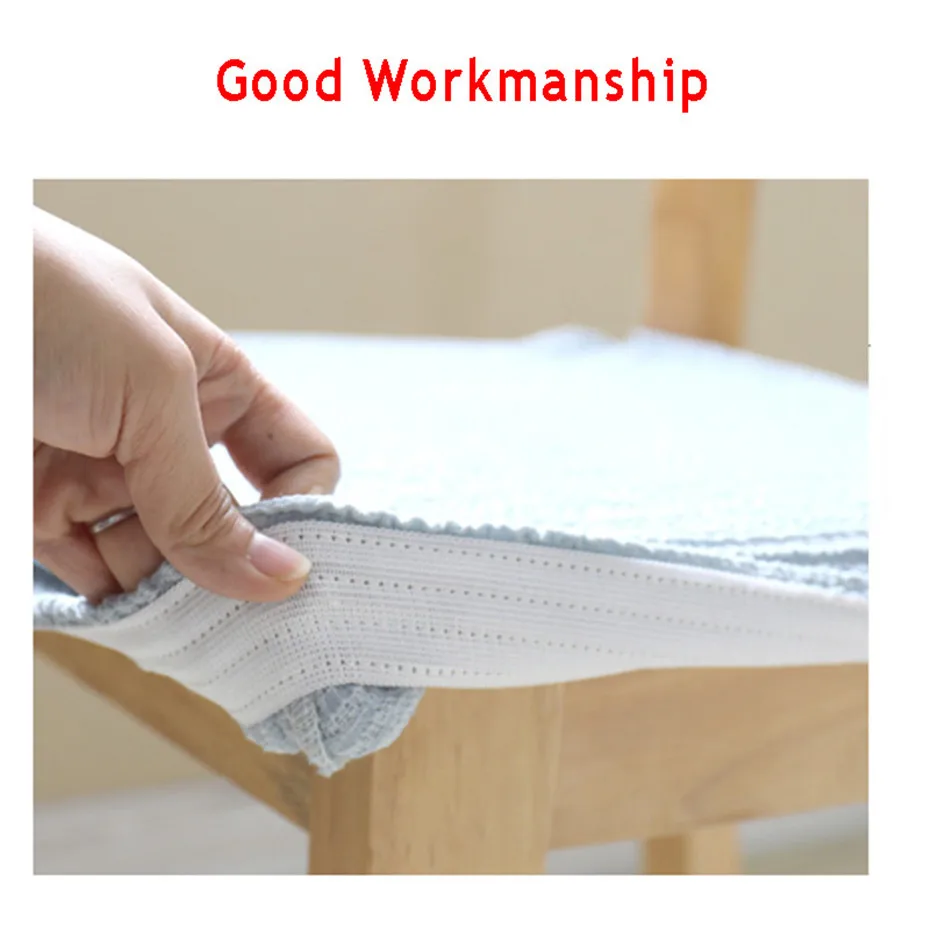 Эластичный спандекс жаккард чехлы для стульев столовой удаляемый моющийся Анти