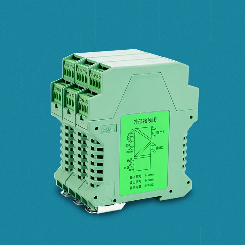Din 0 5V Аналоговый сигнальный модуль изолятора 24V DC питания распределитель