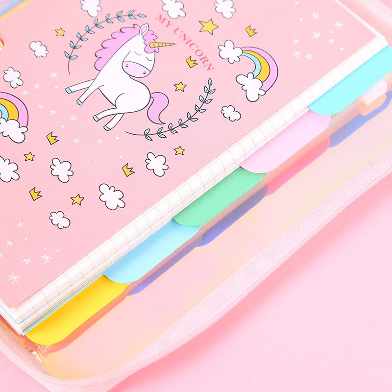 Kawaii лазерный Единорог молния свободный дневник записная книжка Журнал