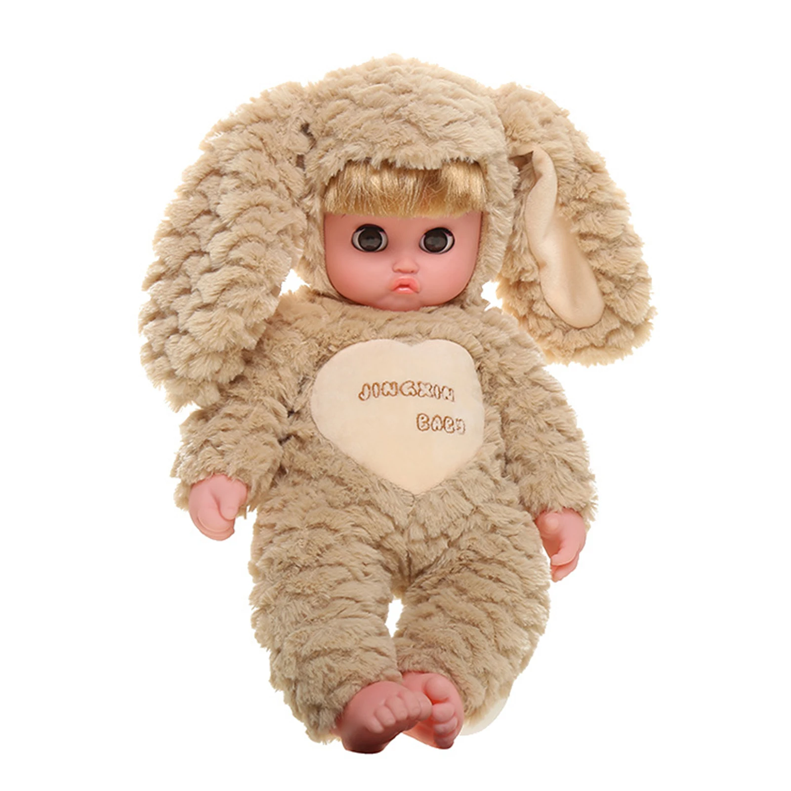 

With Clothes Kids Children Interactive Toy Baby Doll Birthday Gift Cute Real Touch Portable Lifelike 40cm Soft Plush Funny Home