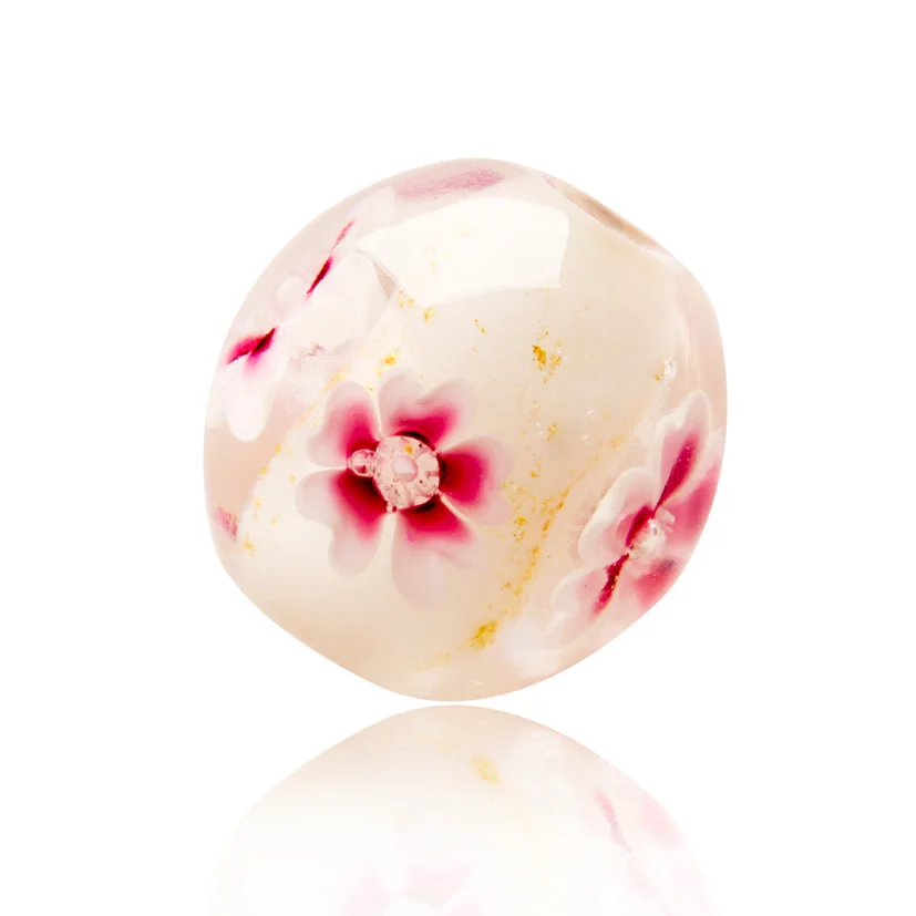 Стеклянные бусины с большим отверстием 2 мм для изготовления ювелирных изделий