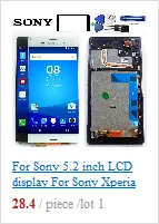 Гарантия 5,2 ''для Sony Xperia Z3 ЖК-дисплей сенсорный экран D6603 Замена для Sony Xperia Z3 lcd Dual D6633