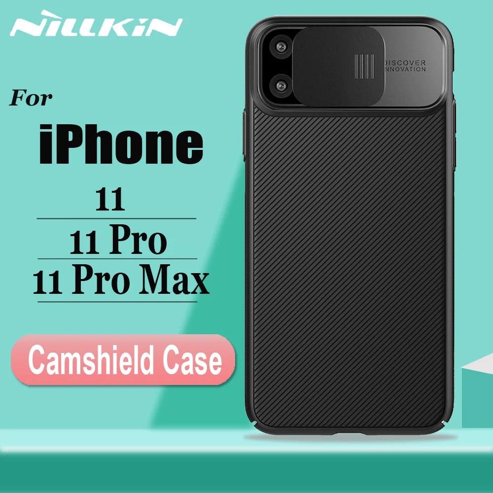Nillkin для iPhone 11 Pro Max чехол Camshield слайд-камера ЗАЩИТА Жесткий PC телефон полное покрытие чехол для iPhone 11 Pro Max оболочка