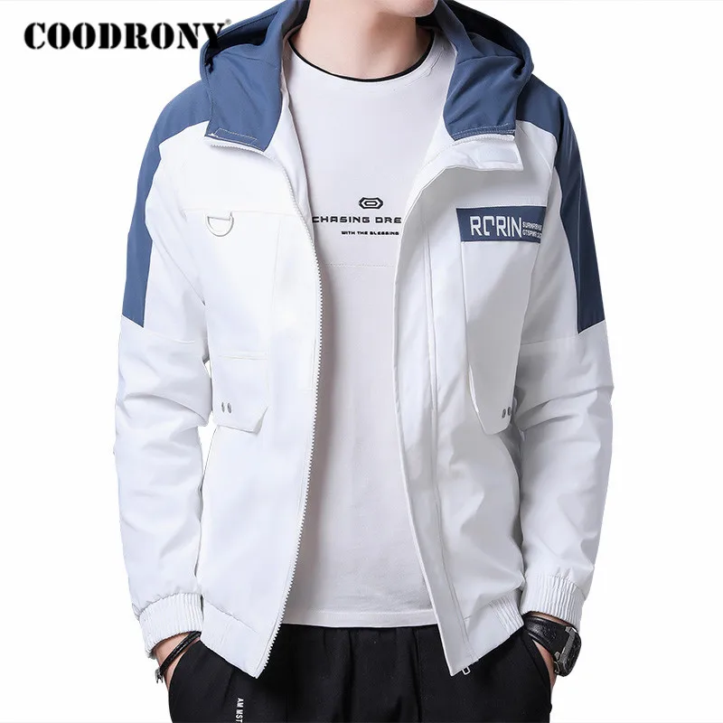 Куртка COODRONY мужская с капюшоном повседневная верхняя одежда уличная C8006 Осень