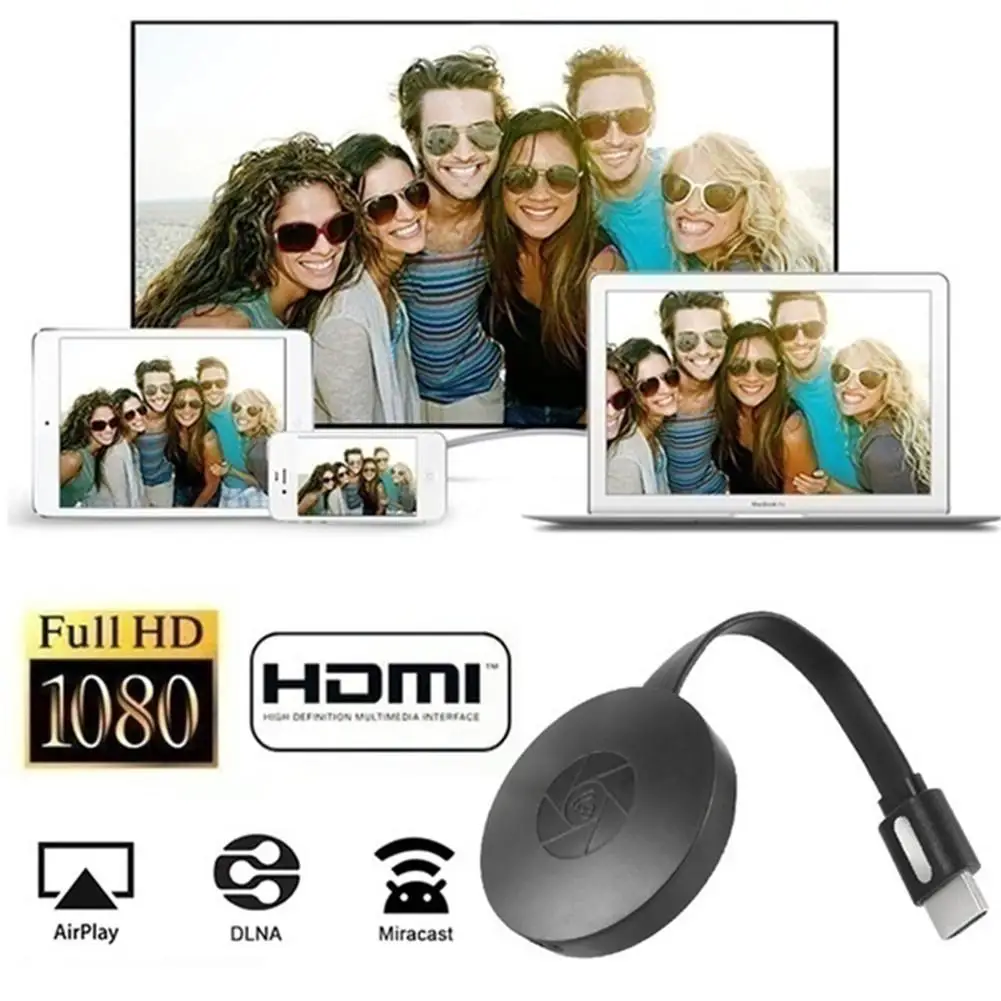Беспроводной дисплей донгл HDMI адаптер Портативный ТВ приемник 2 4G Studyset 1080P Airplay