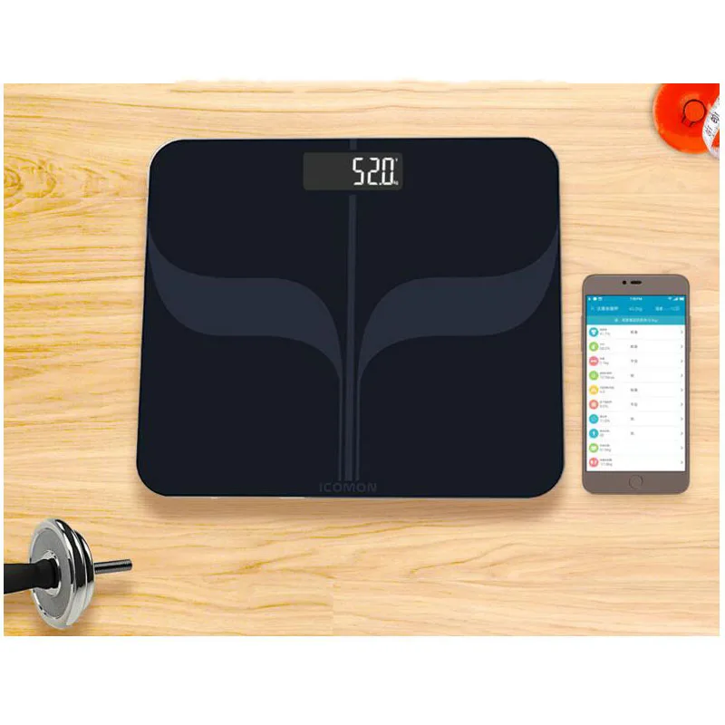 Умные Bluetooth весы для измерения веса человеческого тела Электронные управления