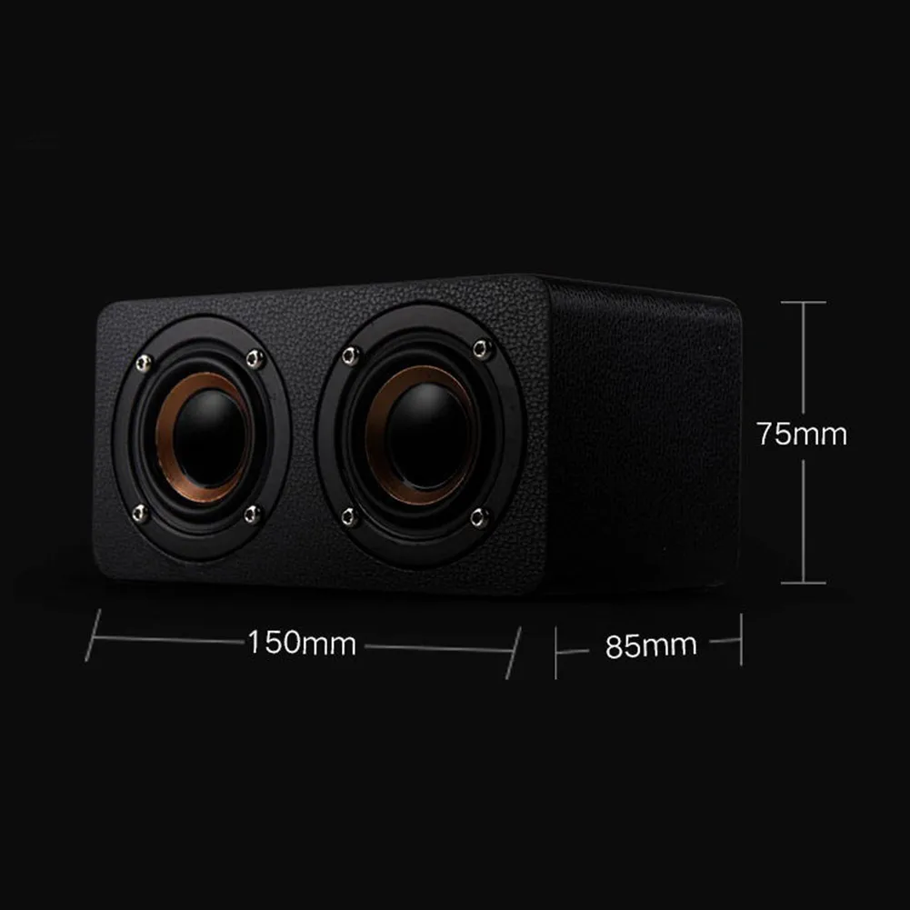 

Деревянный беспроводной Bluetooth-динамик в стиле ретро, портативный уличный HIFI-бас-динамик, многофункциональный @ M23