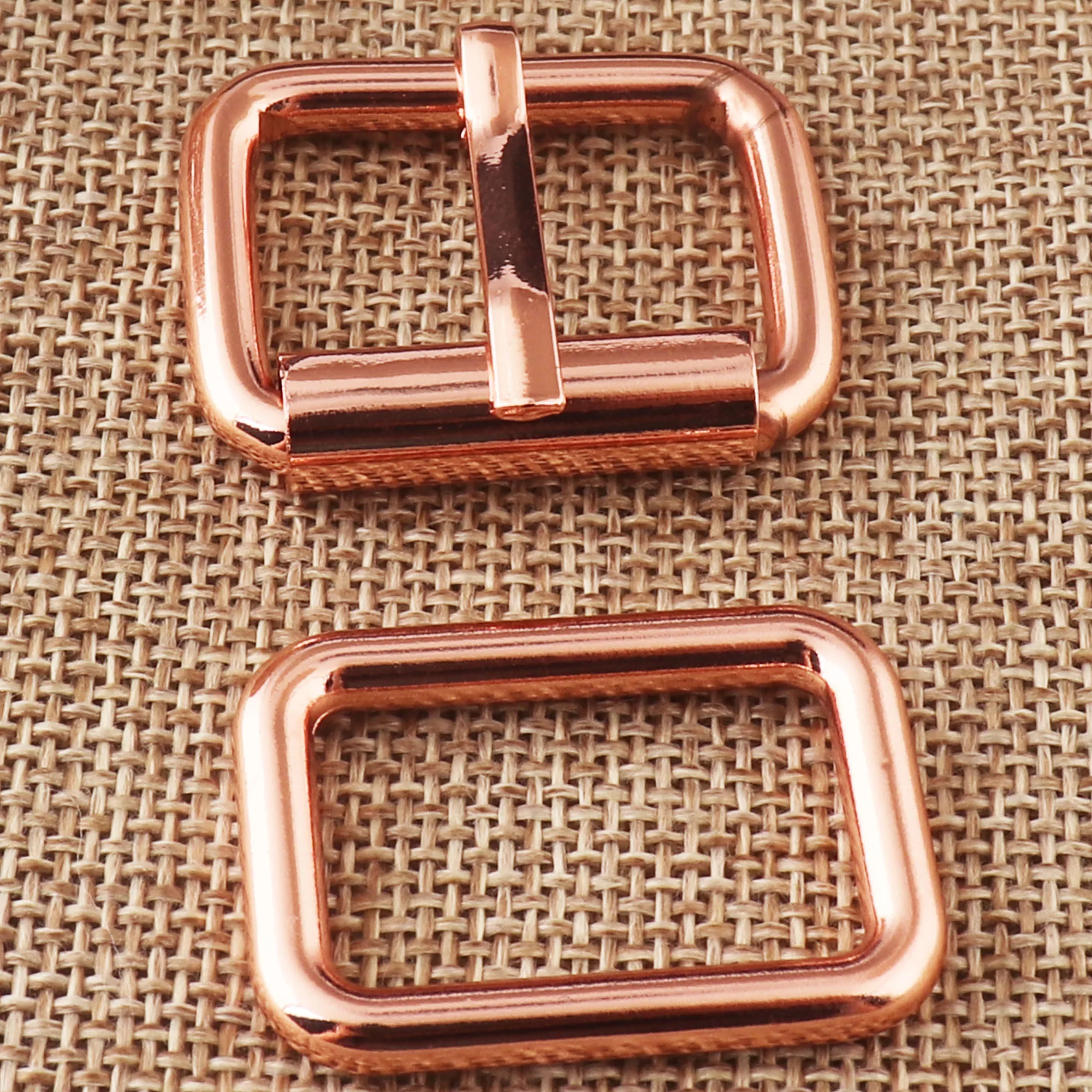 8 шт 25 мм Центральная пряжка и прямоугольные кольца 1 &quotзолото/розовое золото