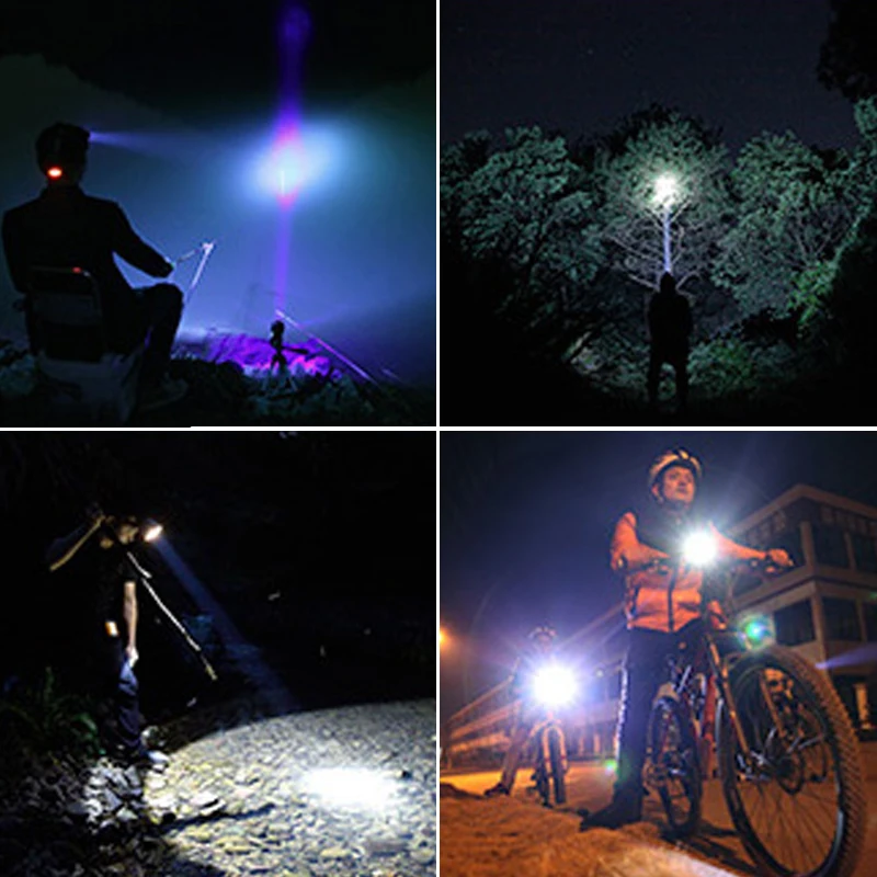 

Super Bright LED Headlamp T6+2COB LED Headlight Head Lamp waterproof Torch Lanterna head light Use 2*18650 battery for Fishing