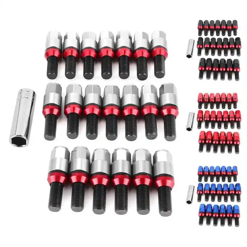 

20Pcs Lug Bolts Stud Tuner Style Wheel Screw Nuts M14x1.25 Thread Fit for BMW M3 F80 M2 F22/F23 New