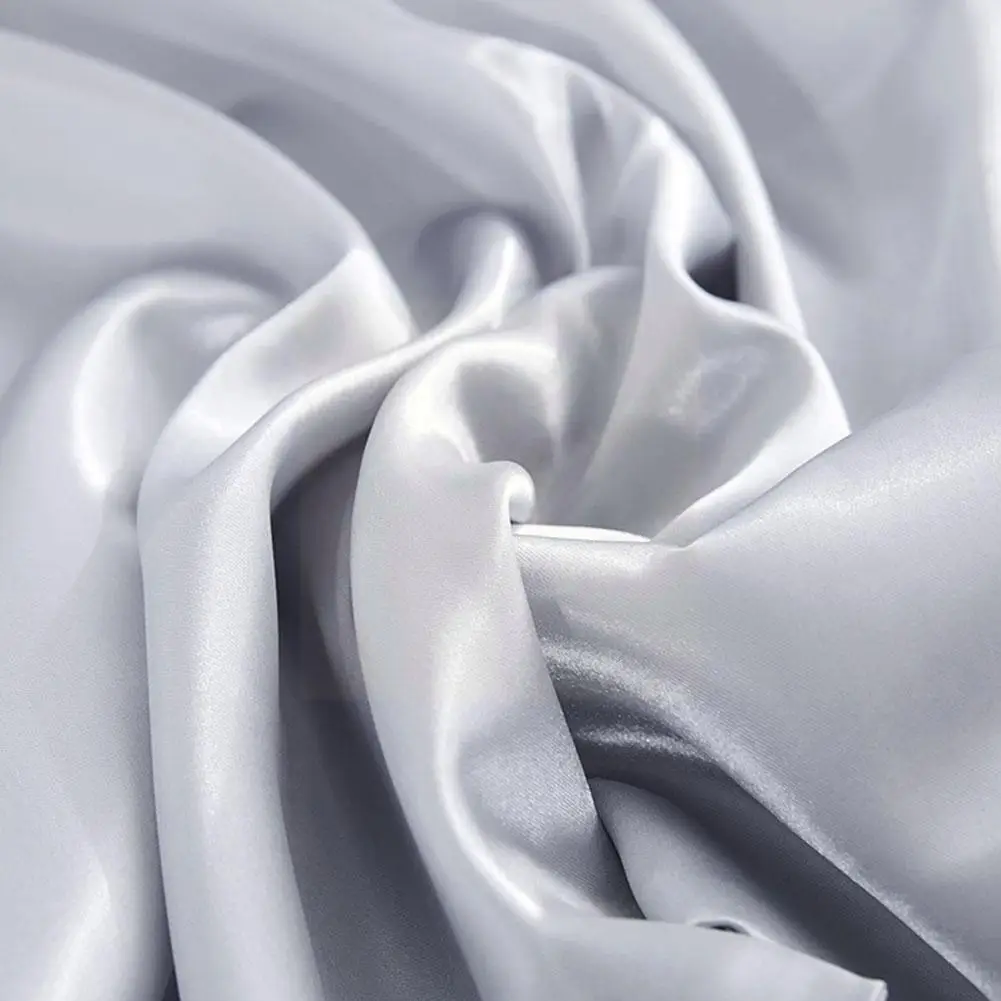 

Роскошный чехол-подушка из искусственного сатина, домашнее постельное белье, простой чехол-подушка 50*70 см, цветной Чехол-Подушка W5X6