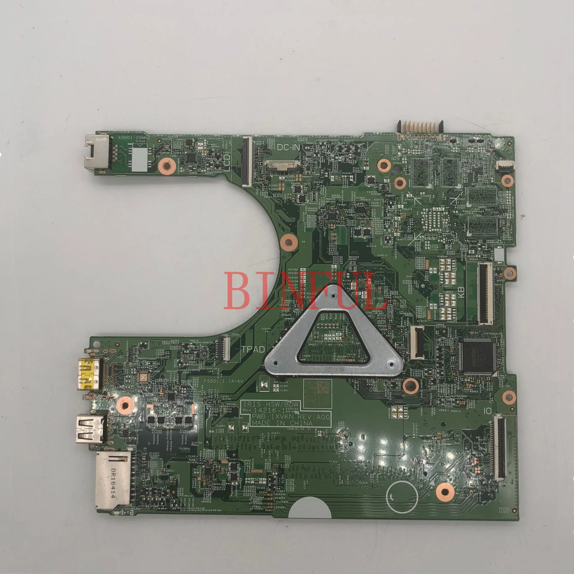 Высококачественная материнская плата для ноутбука 15 дюймов 3558 стробочка 0MY4NH MY4NH