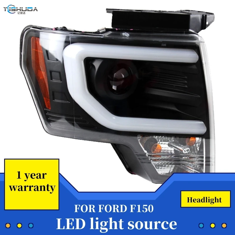 Автомобильный Стайлинг для Ford F150 фары 2008-2014 Raptor светодиодный DRL линзы двойной луч